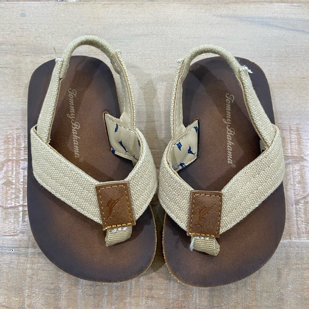 Tommy Bahama thing sandal slid on flip flop baby kids water shoes slingback
